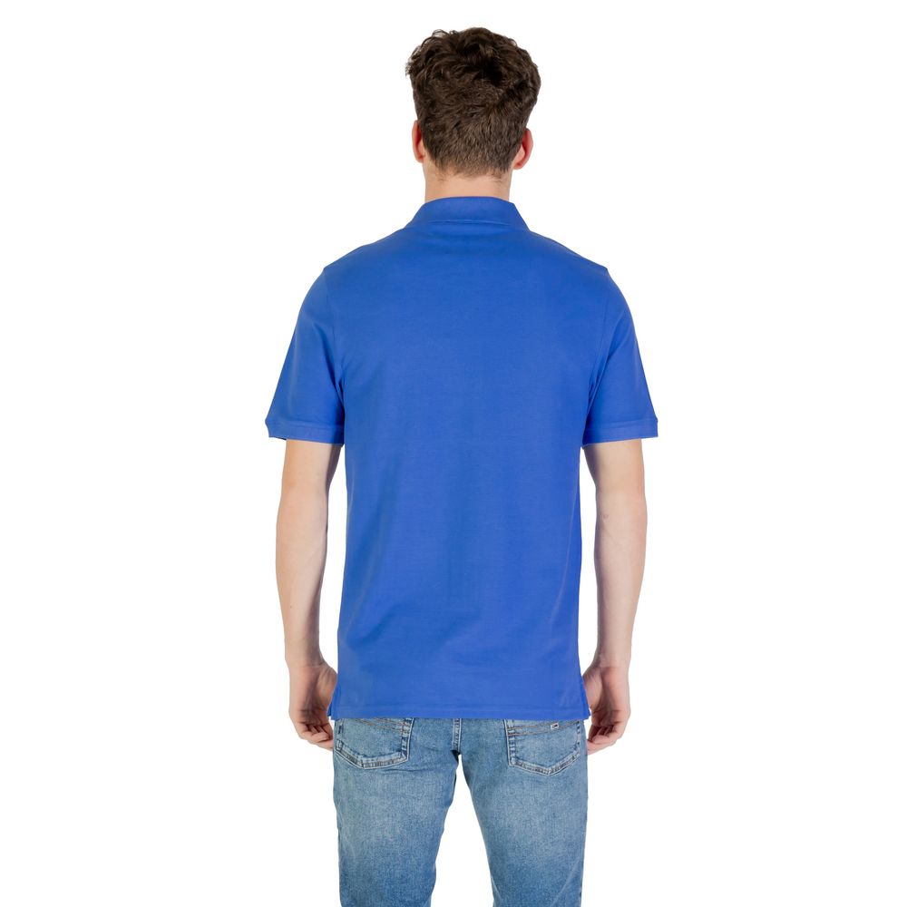 Lyle & Scott Blue Cotton Polo Shirt