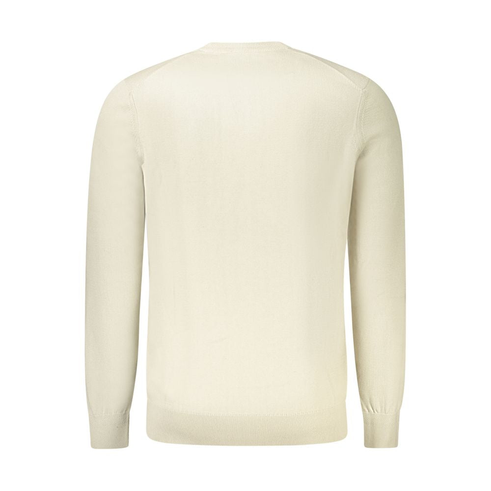 Hugo Boss Beige Cotton Men Sweater BO-34580-XXL