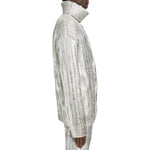Balmain Brown Wool Men Turtleneck Sweater BA-15360-M