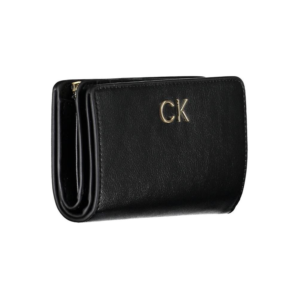 Calvin Klein Black Polyethylene Women Wallet Calvin Klein Black