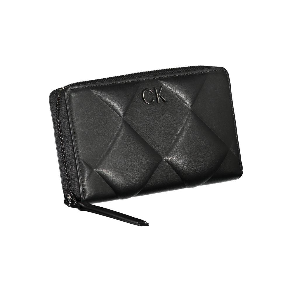 Calvin Klein Sleek Black RFID Blocking Wallet - Chic Accessory Calvin Klein Dark Slate Gray