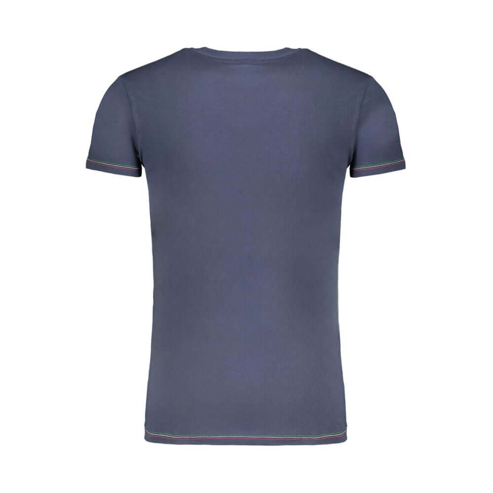 Aeronautica Militare Blue Cotton T-Shirt Aeronautica Militare Dim Gray