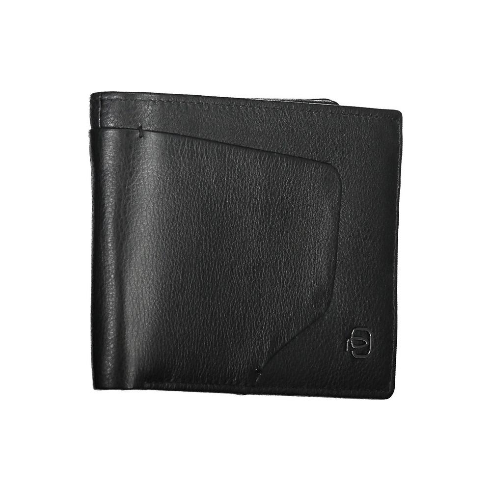 Piquadro Black Leather Mens Wallet