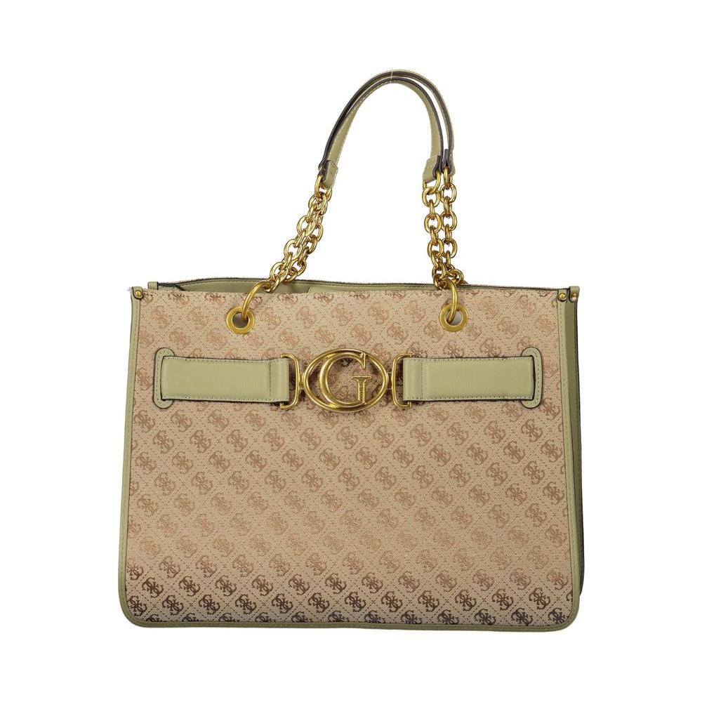 Guess Jeans Green Polyester Women Handbag