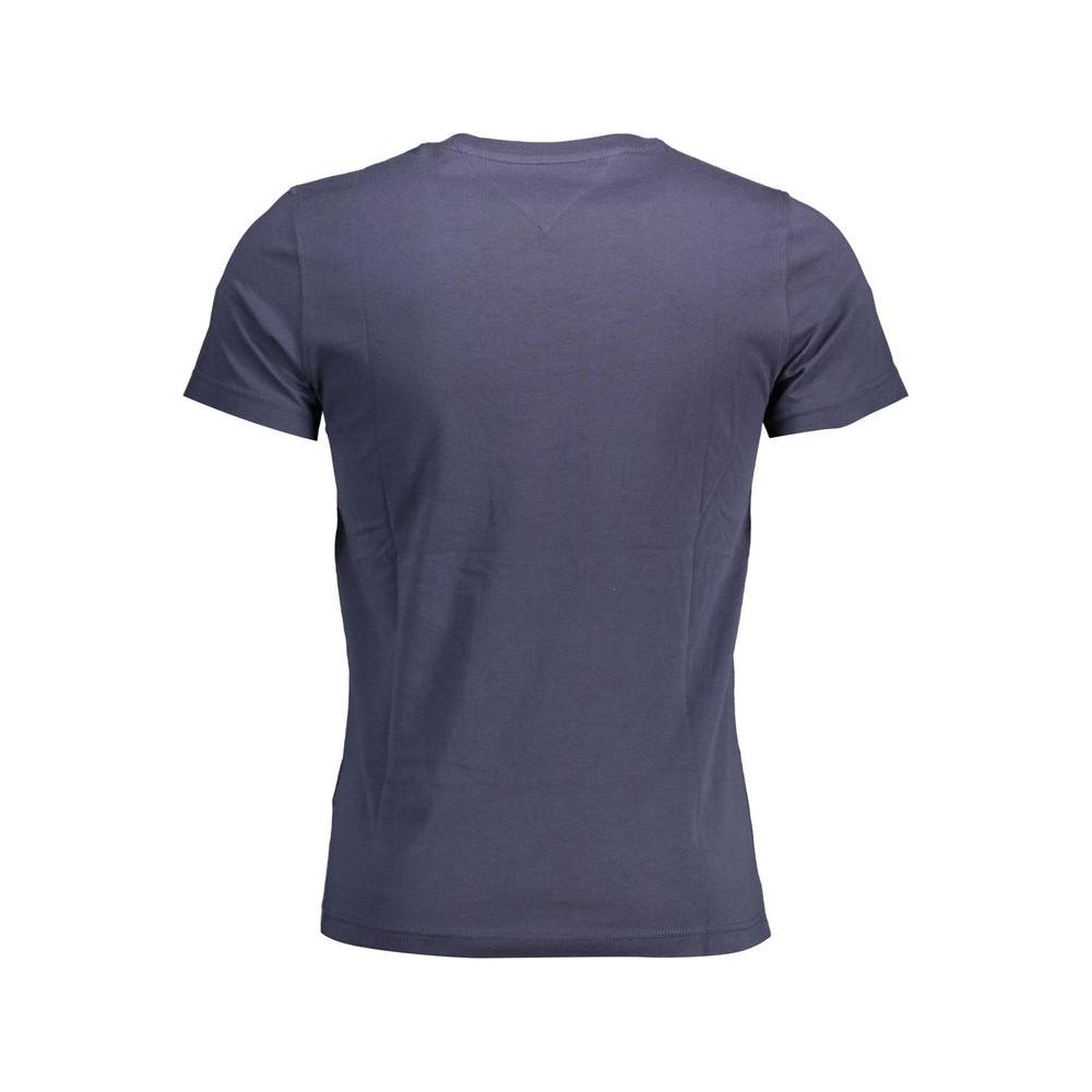 Tommy Hilfiger Blue Cotton Men T-Shirt