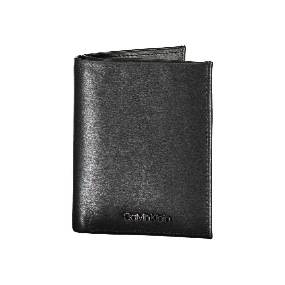 Calvin Klein Sleek Black Leather RFID Wallet CA-26027