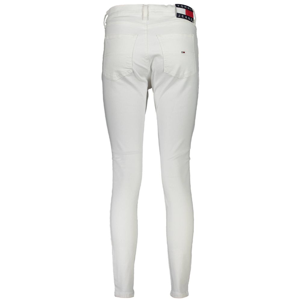 Tommy Hilfiger White Cotton Jeans Denim