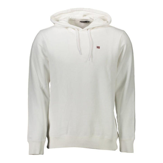 Napapijri White Cotton Men Sweater
