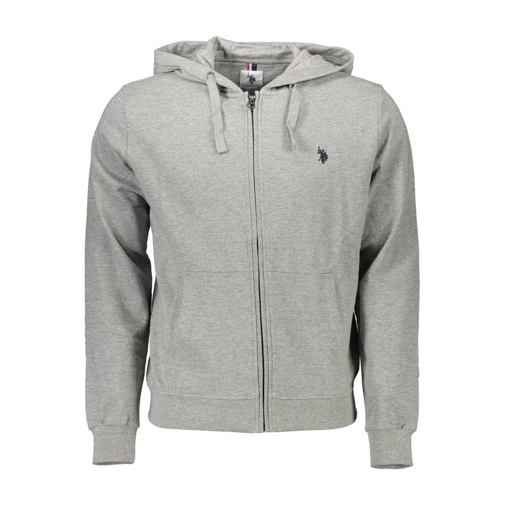 U.S. POLO ASSN. Gray Cotton Men Sweater