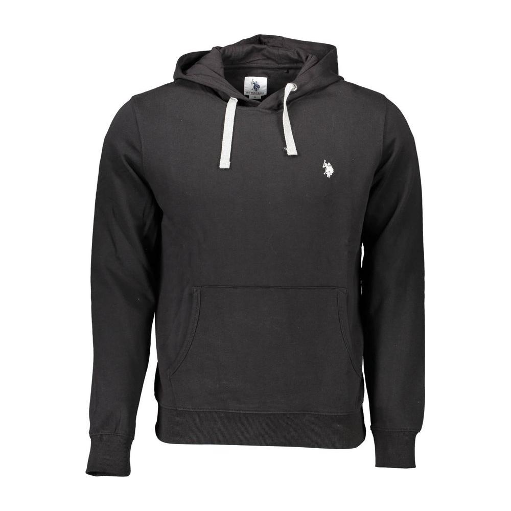 U.S. POLO ASSN. Black Cotton Men Sweater