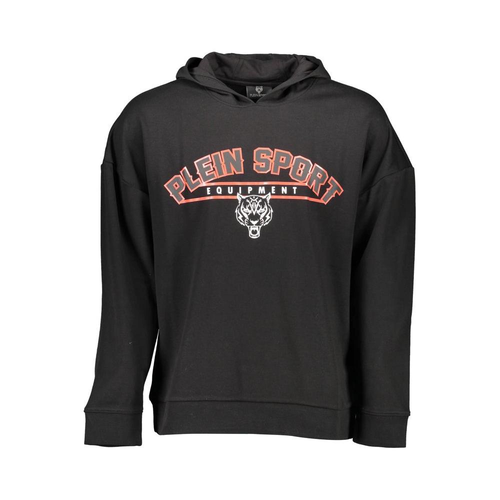 Plein Sport Black Cotton Men Sweater
