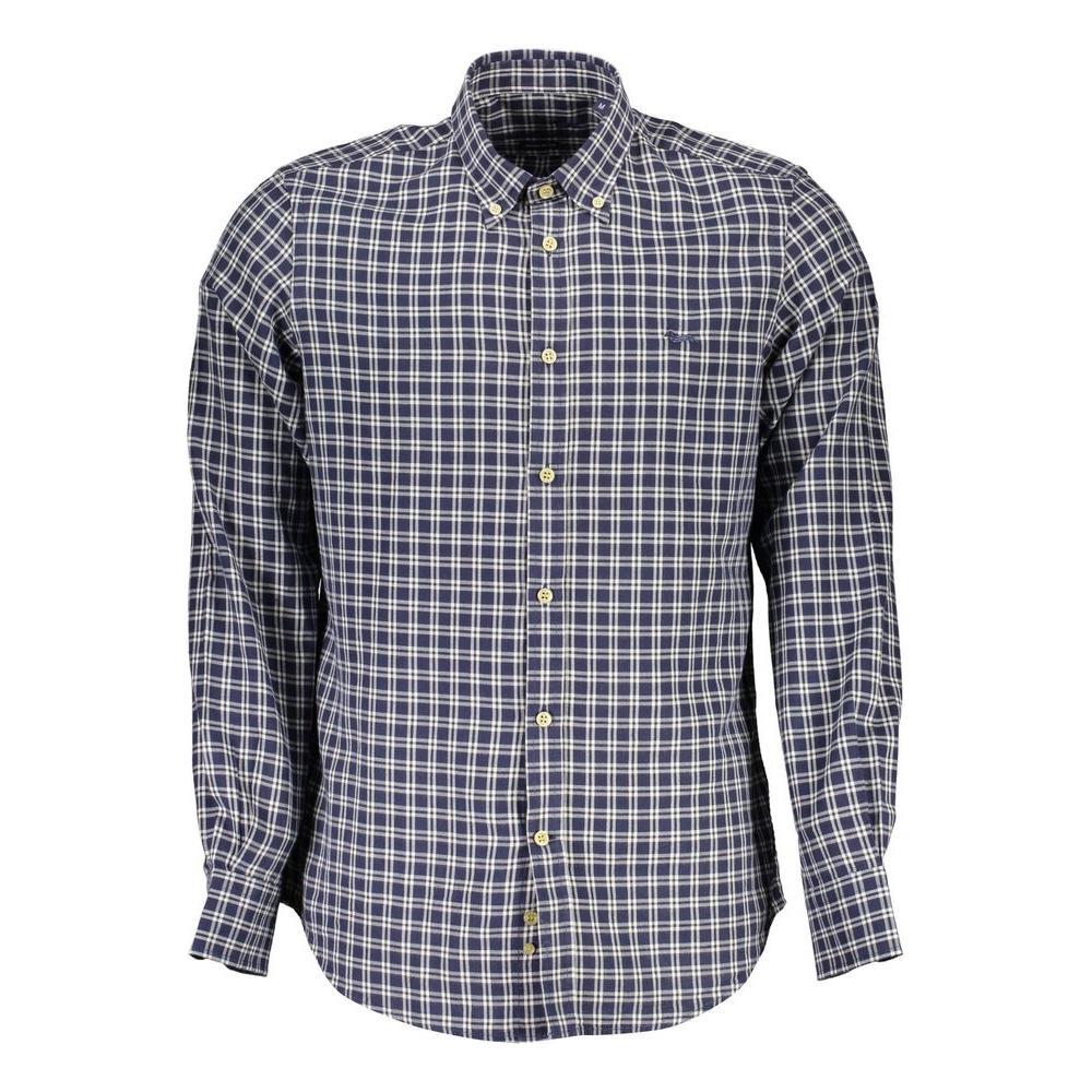 Harmont & Blaine Blue Cotton Men Shirt HA-15654-S