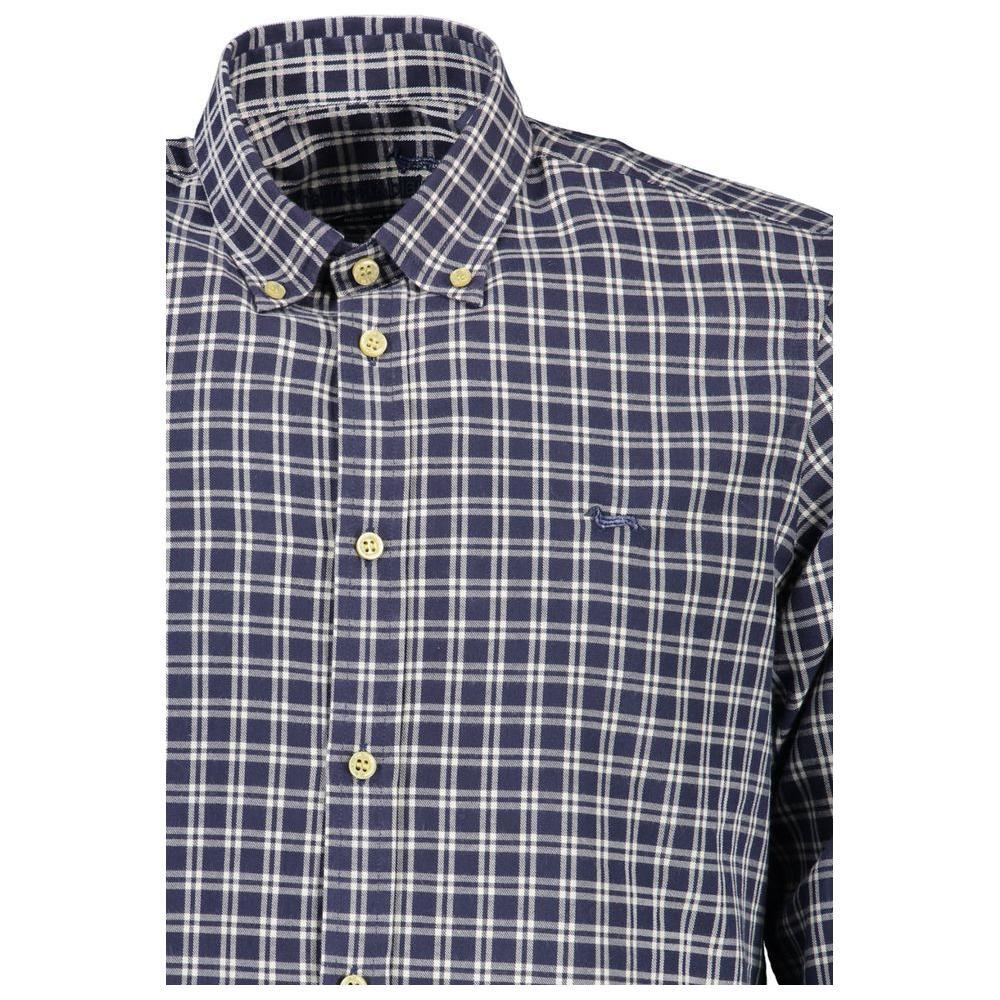 Harmont & Blaine Blue Cotton Men Shirt HA-15654-S