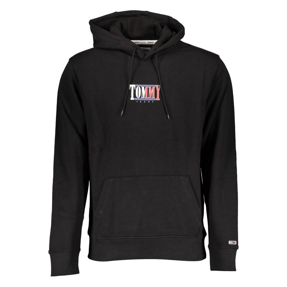 Tommy Hilfiger Black Cotton Men Sweater