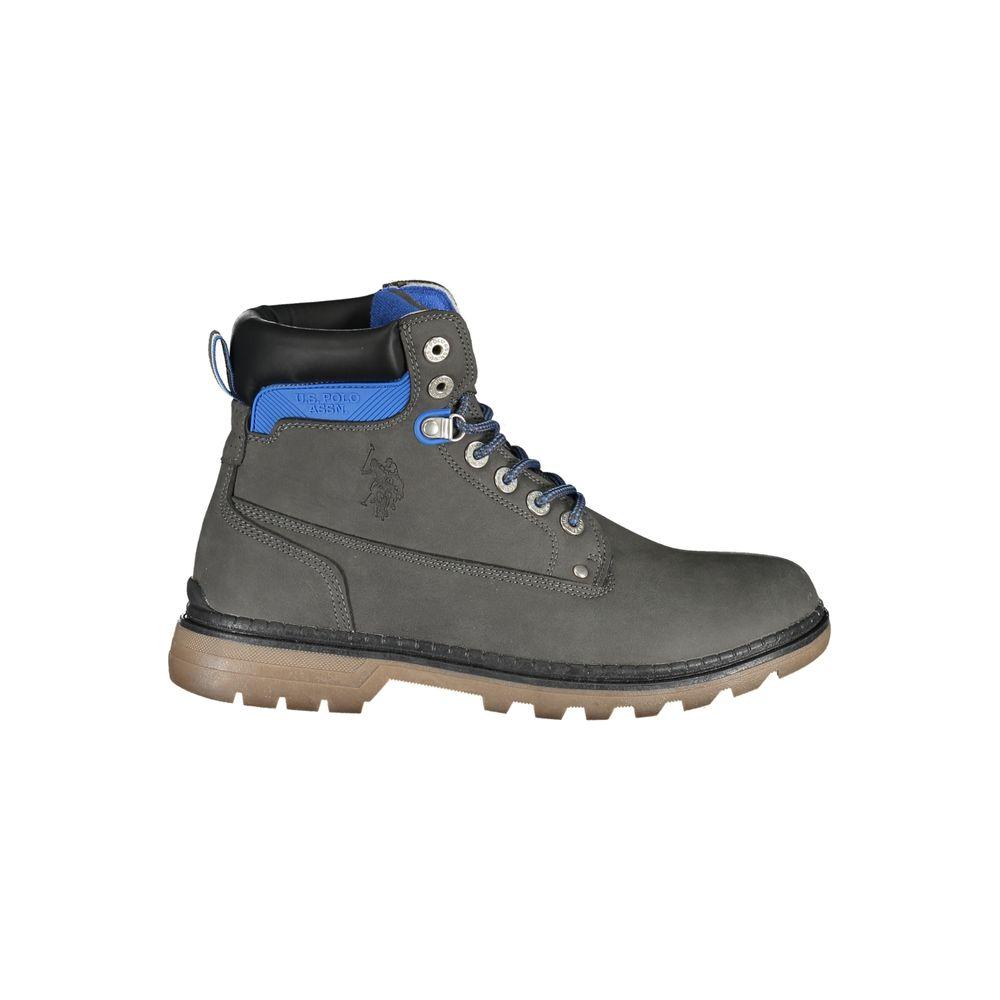 U.S. POLO ASSN. U.S. POLO ASSN. Elegant Gray High Lace-Up Boots with Logo Detail US-24936-EU44/US11 1728,67403481248,Boots - Men - Shoes,EU44/US11,Gray,Men,Men - Shoes,New with tags,Shoes,U.S. POLO ASSN.