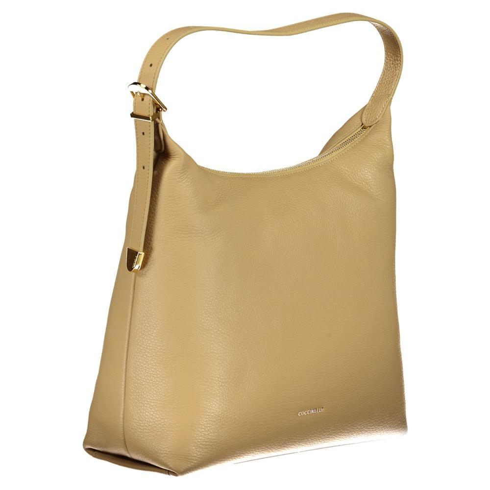 CoccinelleCoccinelle Beige Leather Handbag1728,67403481248,Beige,Coccinelle,Handbags - Women - Bags,New with tags,Women