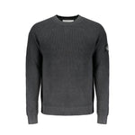 Calvin Klein Black Cotton Sweater CA-29543-XXL