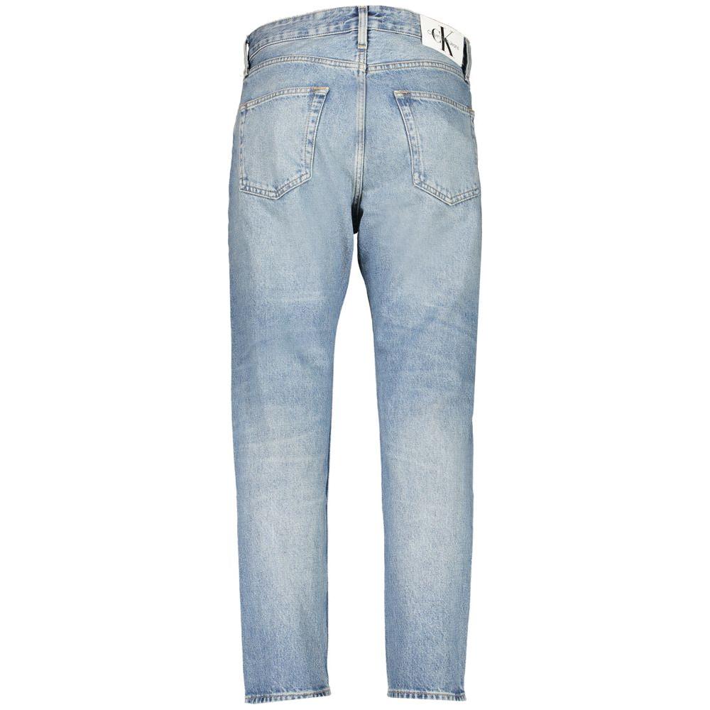 Calvin Klein Light Blue Cotton Men Jeans