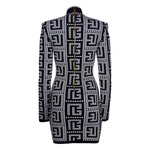 Balmain Black Viscose Dress BA-15394-IT38|XS
