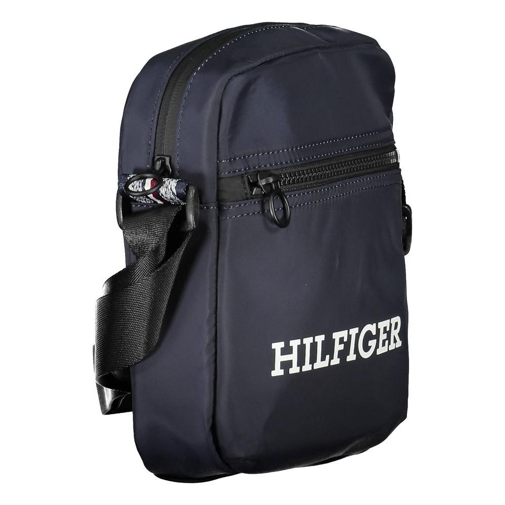 Tommy Hilfiger Blue Polyester Men Shoulder Bag