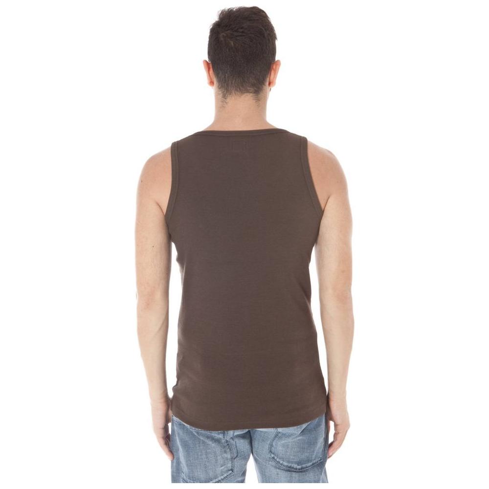 Zuelements Brown Cotton T-Shirt