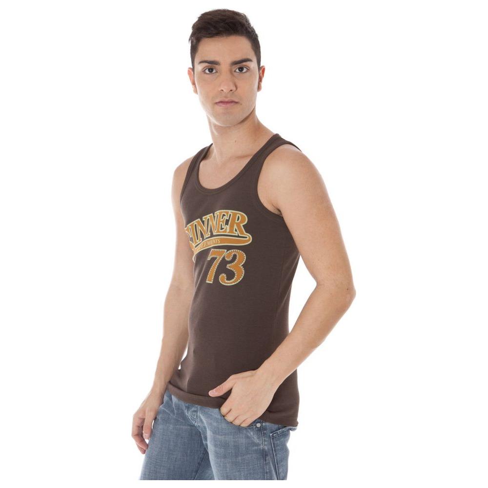 Zuelements Brown Cotton T-Shirt