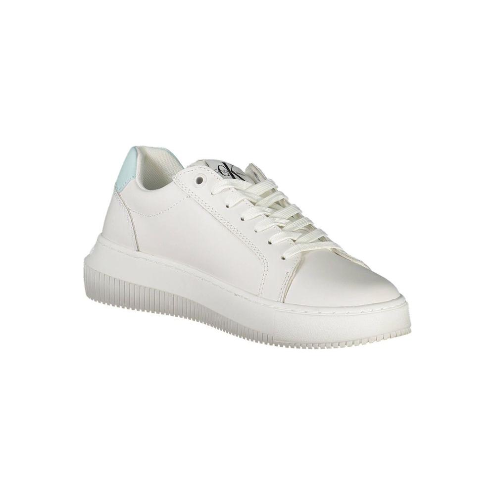 Calvin Klein White Leather Women Sneaker