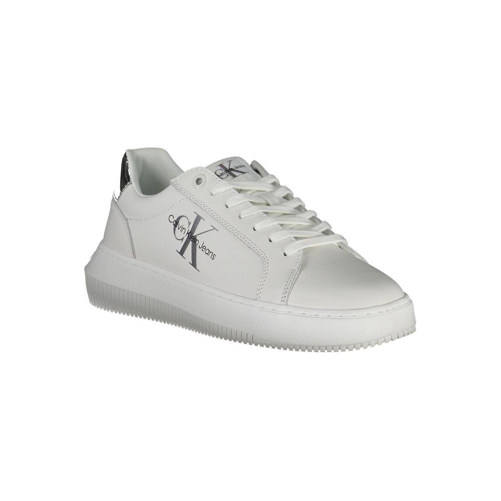 Calvin Klein White Leather Women Sneaker