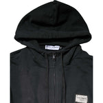Dolce & Gabbana Black Logo Full Zip Hooded Men Sweatshirt Sweater TSH90596-44