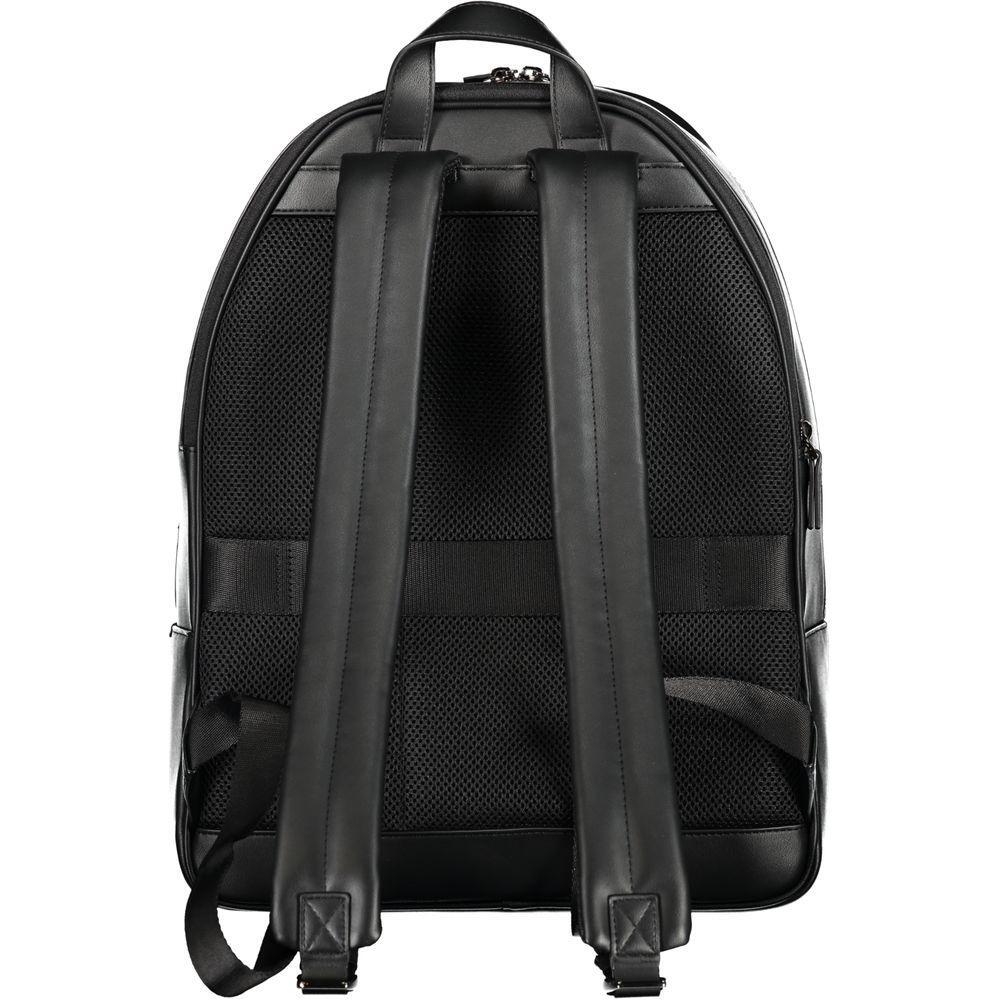 Tommy Hilfiger Black Polyester Backpack TO-30854