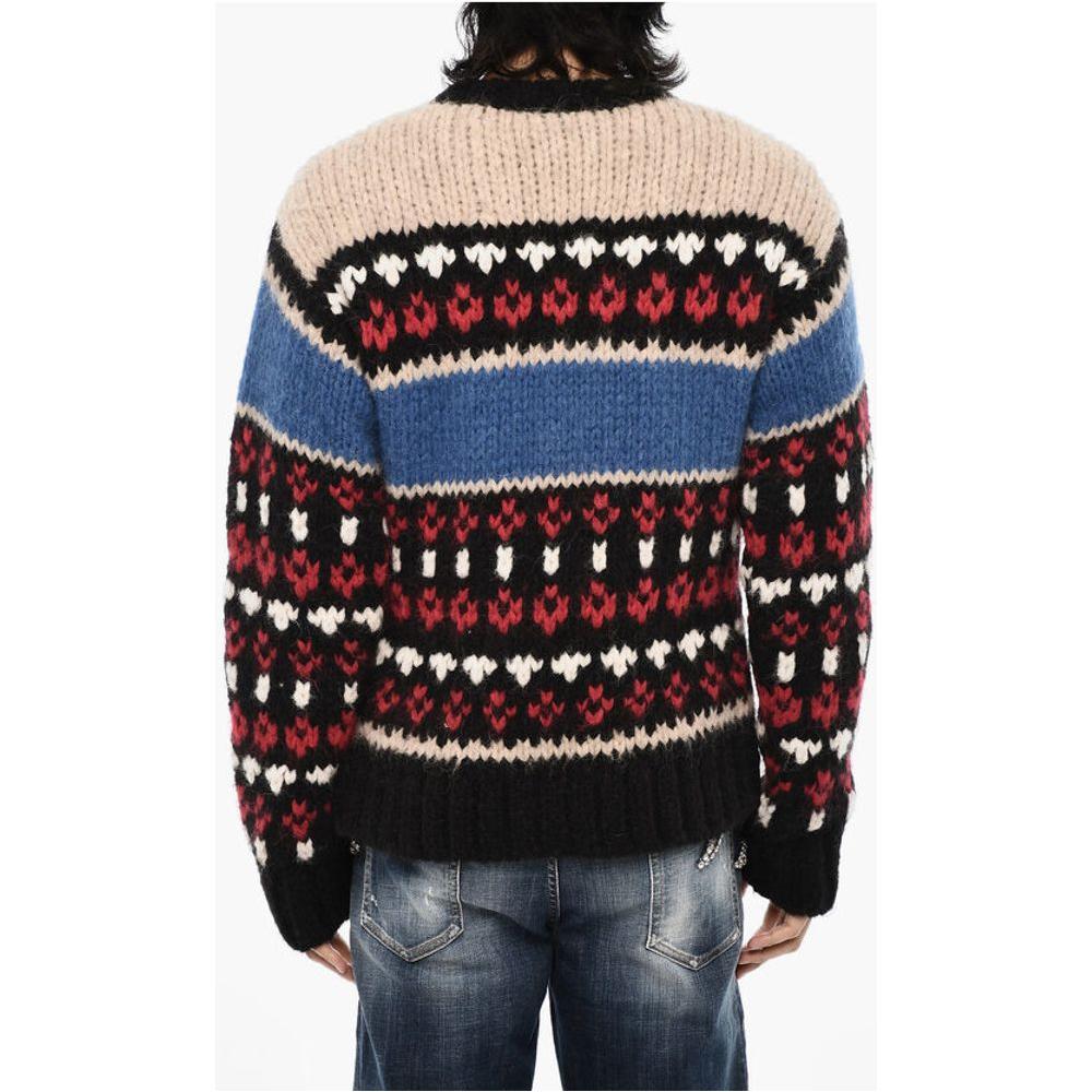 Dsquared² Multicolor Knitted Sweater
