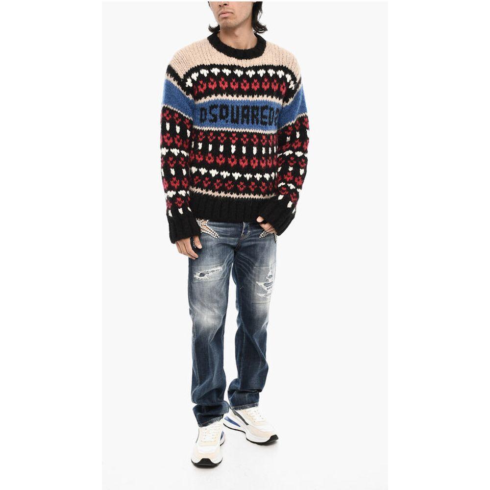 Dsquared² Multicolor Knitted Sweater