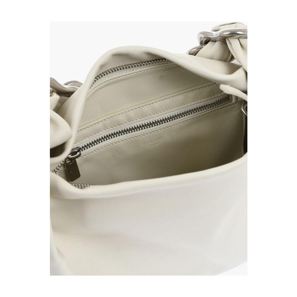 Burberry Leather Shoulder Bag With Chain