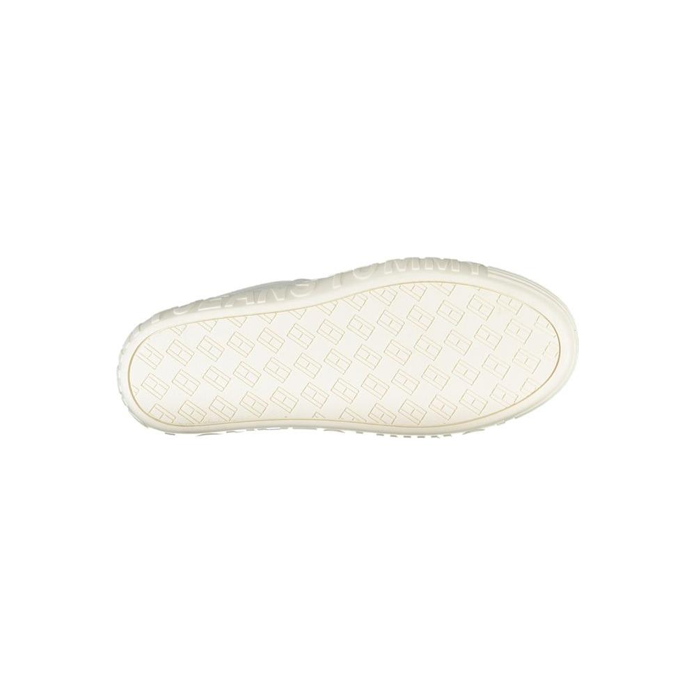 Tommy Hilfiger White Leather Women Sneaker