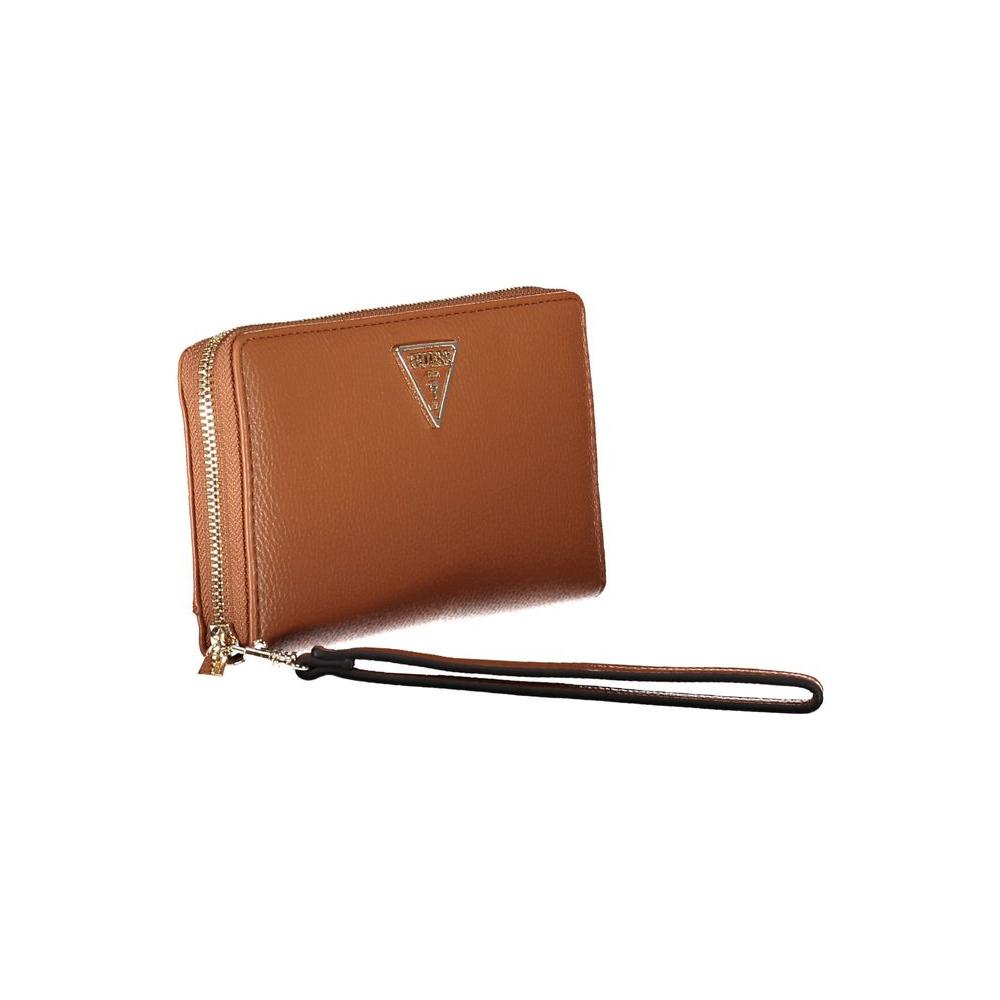 Guess Jeans Brown Polyethylene Women Wallet