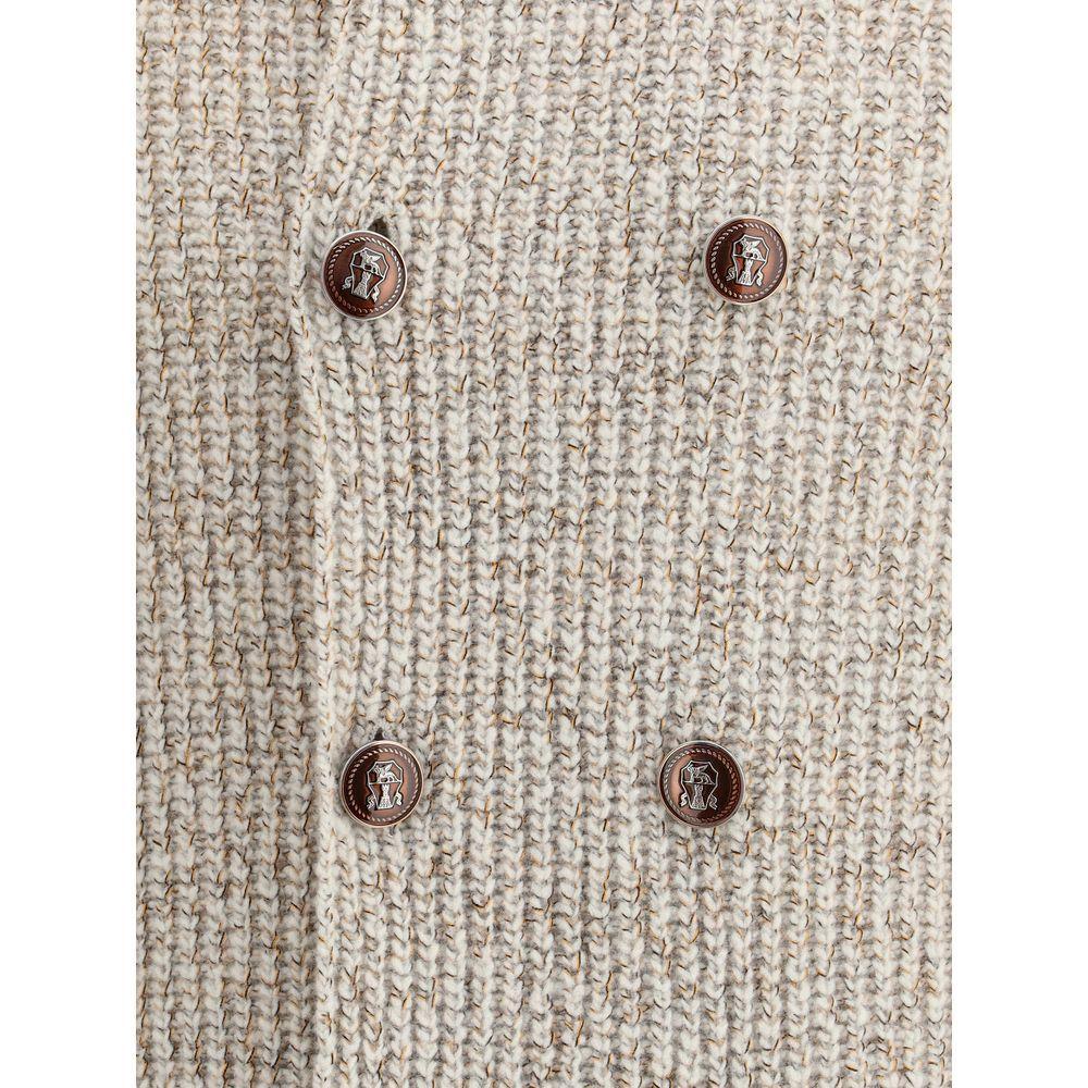 Brunello Cucinelli Virgin wool Cardigan BR-MRI55501CHL05-IT52 | XL