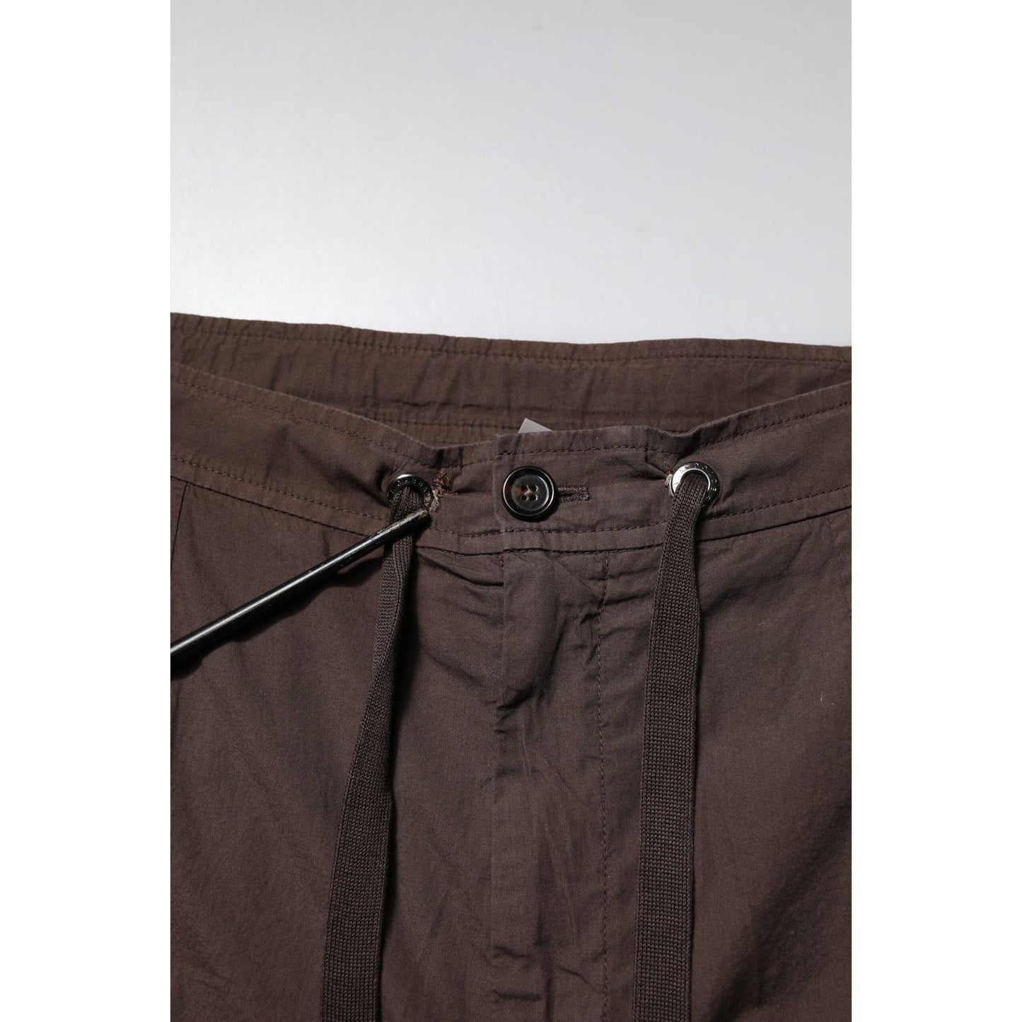 Dolce & Gabbana Brown Cotton Cargo Jogger Men Pants PAN76463-50
