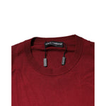 Dolce & Gabbana Maroon Cashmere Crew Neck Sweatshirt Sweater TSH90529-54