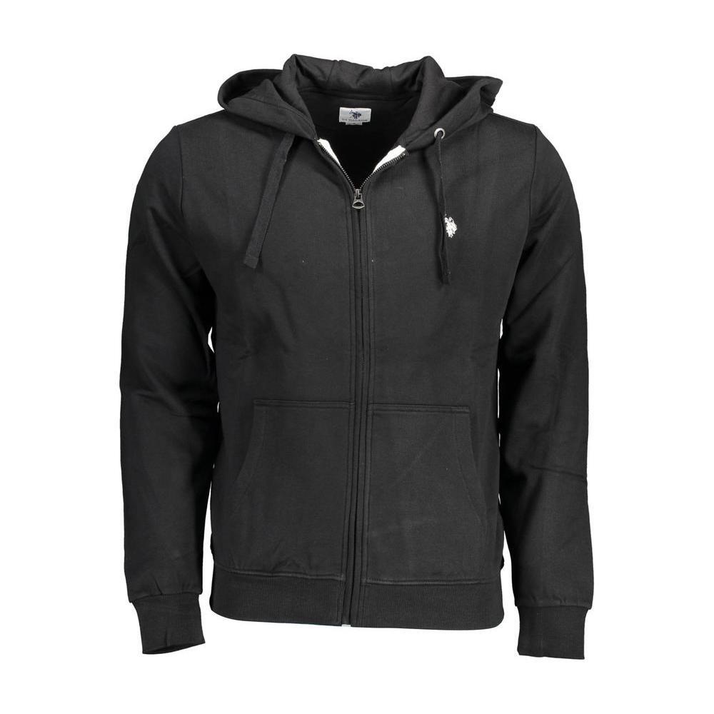 U.S. POLO ASSN. Black Cotton Men Sweater US-16906-XXL