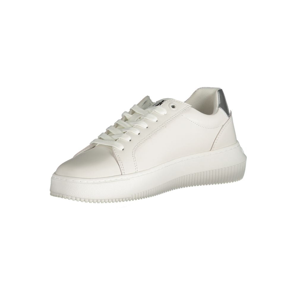 Calvin Klein White Polyester Sneaker CA-31291-EU39/US9