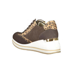 Laura Biagiotti Brown Polyester Women Sneaker LA-32811-EU38/US8