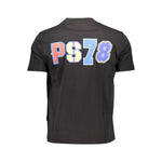 Plein Sport Black Cotton Men T-Shirt PL-37096-XL