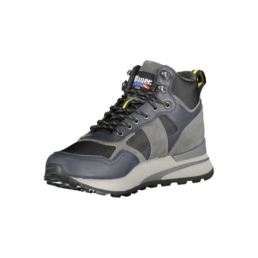 Blauer Blue Leather Men Sneaker