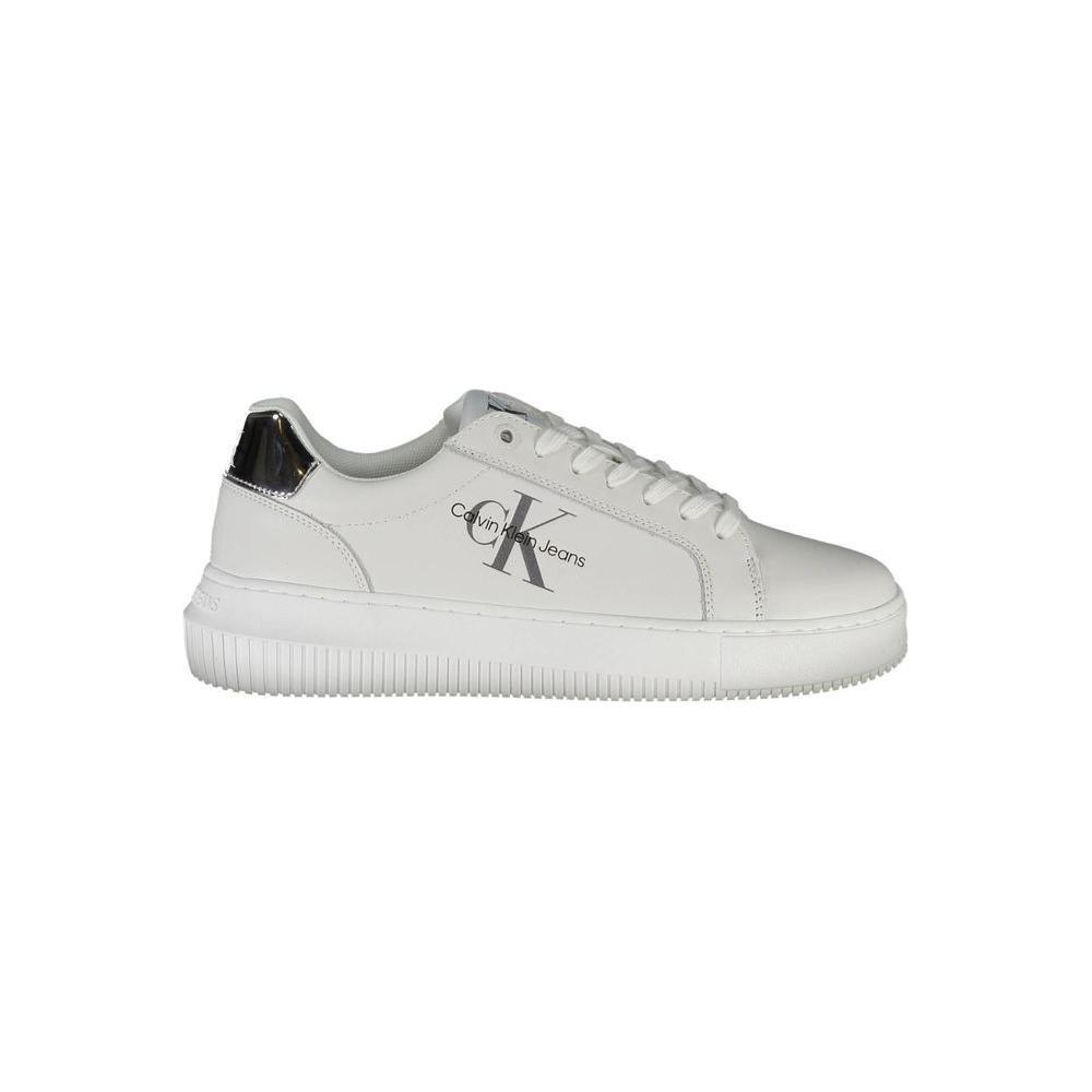 Calvin Klein White Polyester Sneaker CA-37795-EU40/US10