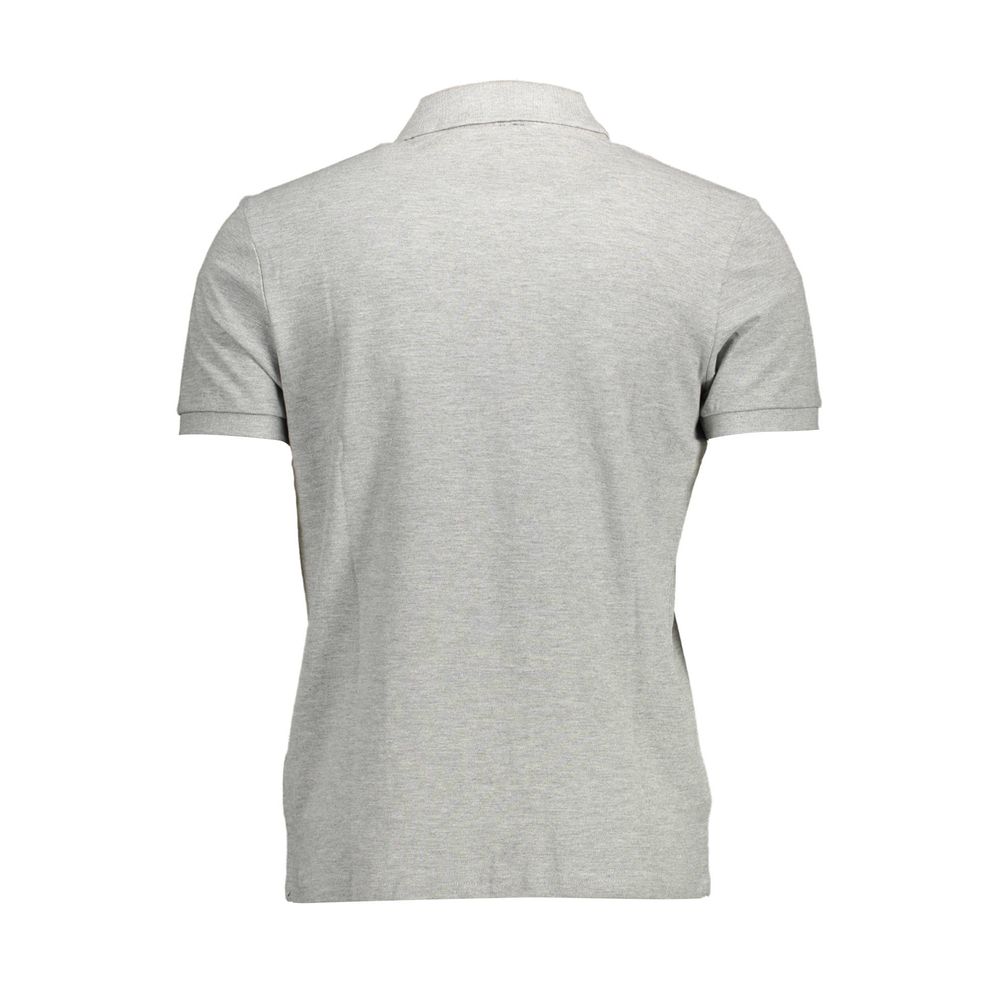 North Sails Gray Cotton Polo Shirt