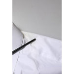 Dolce & Gabbana White Cotton GOLD Long Sleeves Formal Shirt TSH906847-43