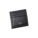 Tommy Hilfiger Sleek Blue Leather Card Holder with Contrast Detail