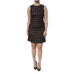 Dolce & Gabbana Multicolor Sleeveless Mini Tweed A-line Dress DR81741-38