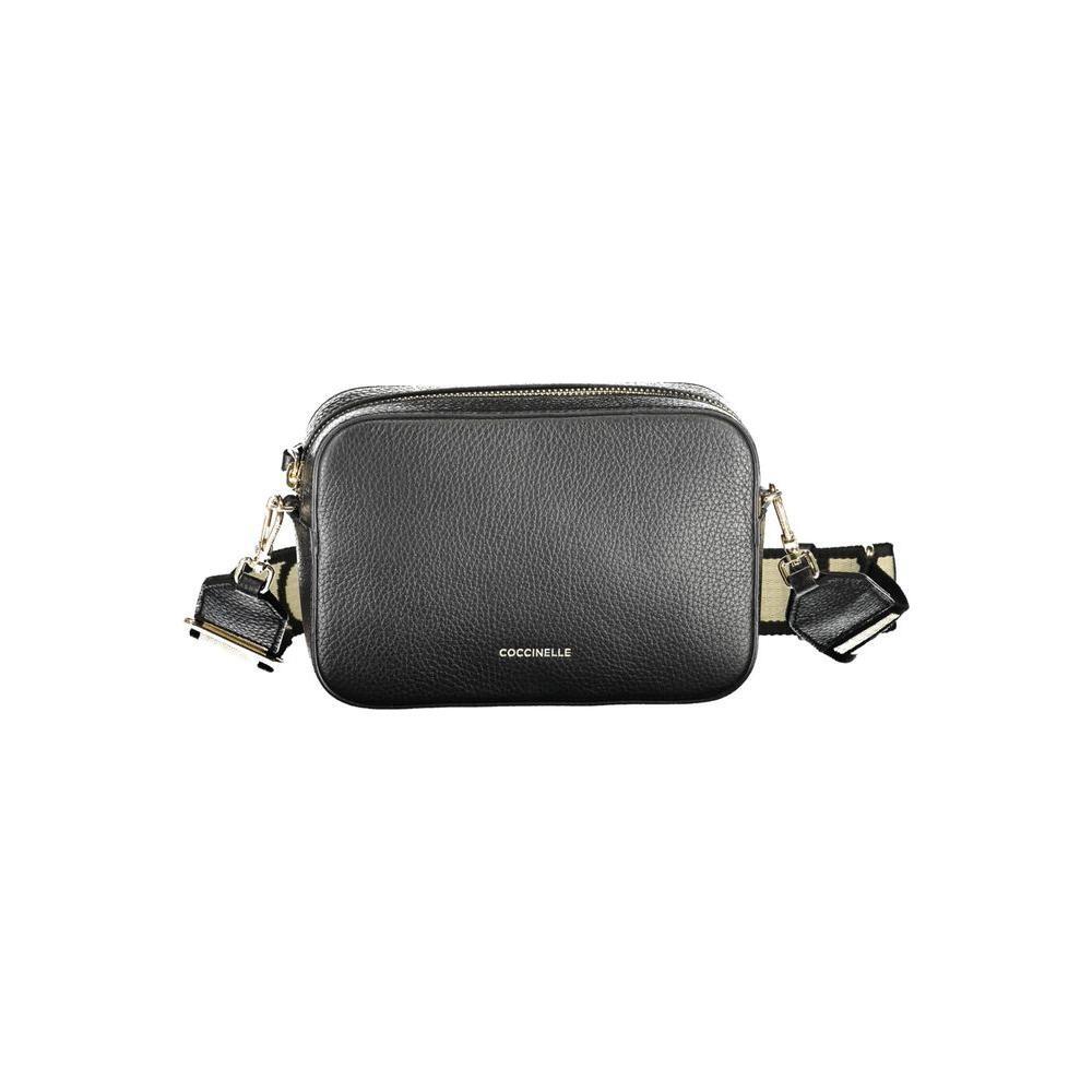 Coccinelle Black Leather Handbag CO-15726