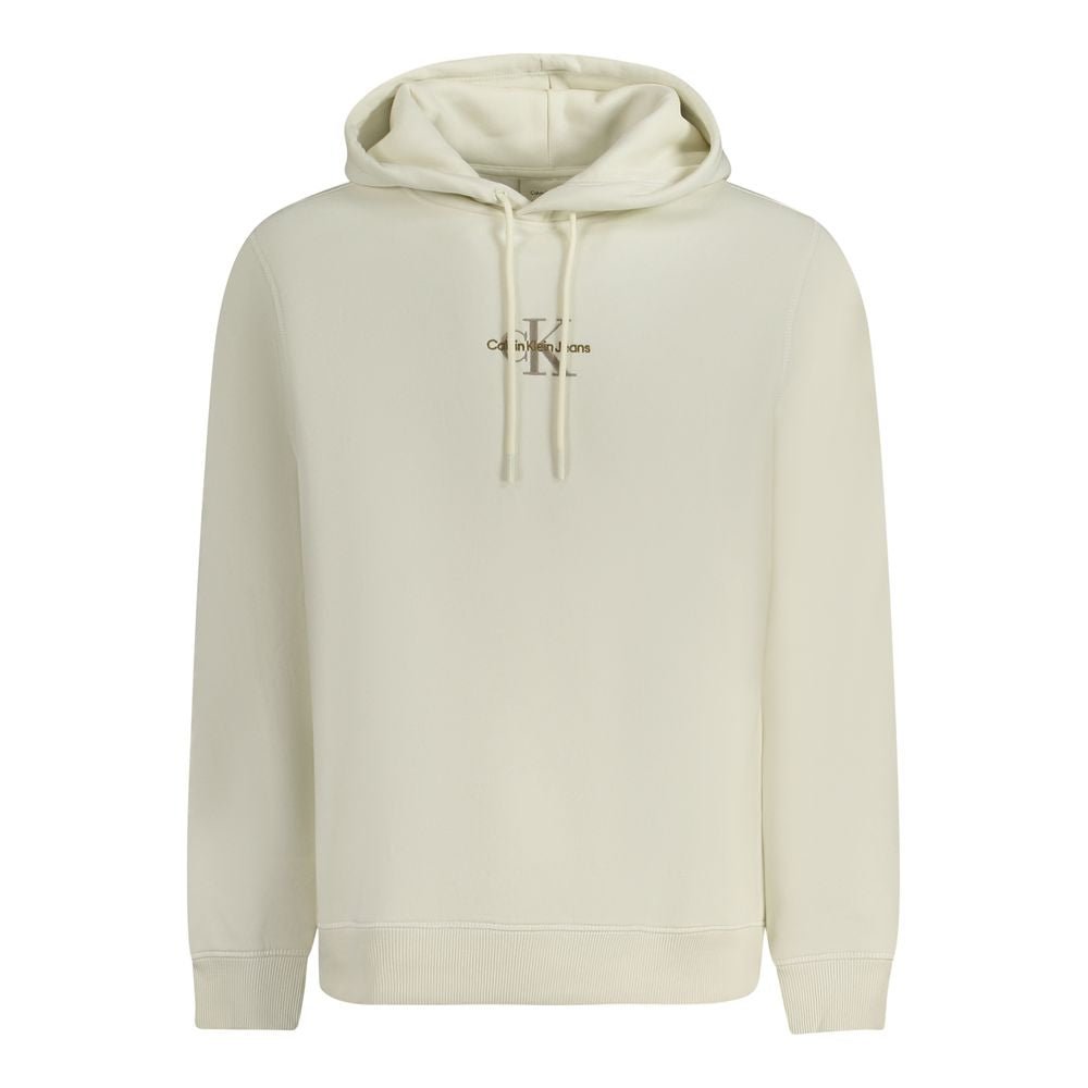 Calvin Klein White Cotton Men Sweater CA-33807-L